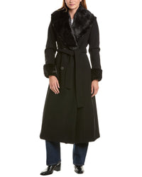 Via Spiga Via Spiga Double-Breasted Belted Coat