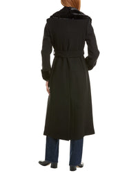 Via Spiga Via Spiga Double-Breasted Belted Coat