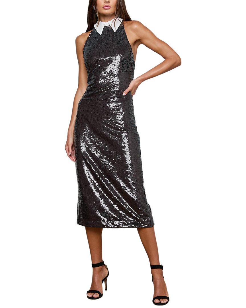 L’Agence Lilith Midi Dress