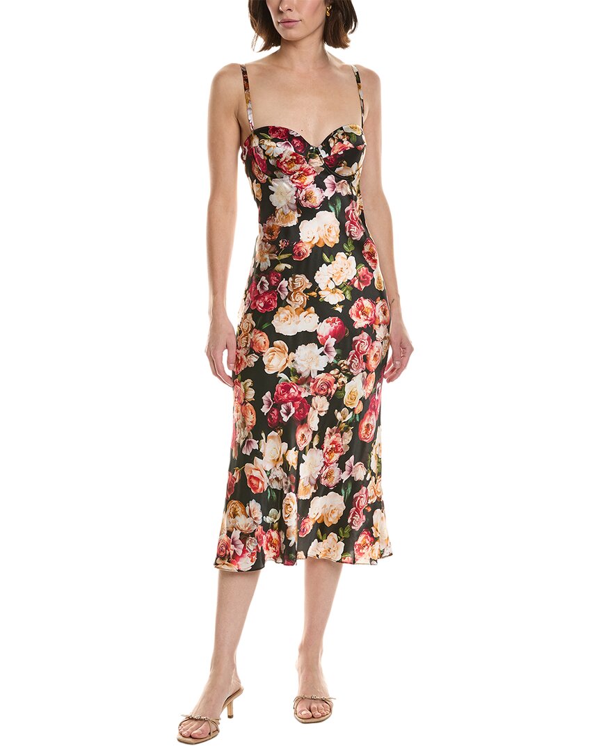 L’Agence Solay Midi Dress