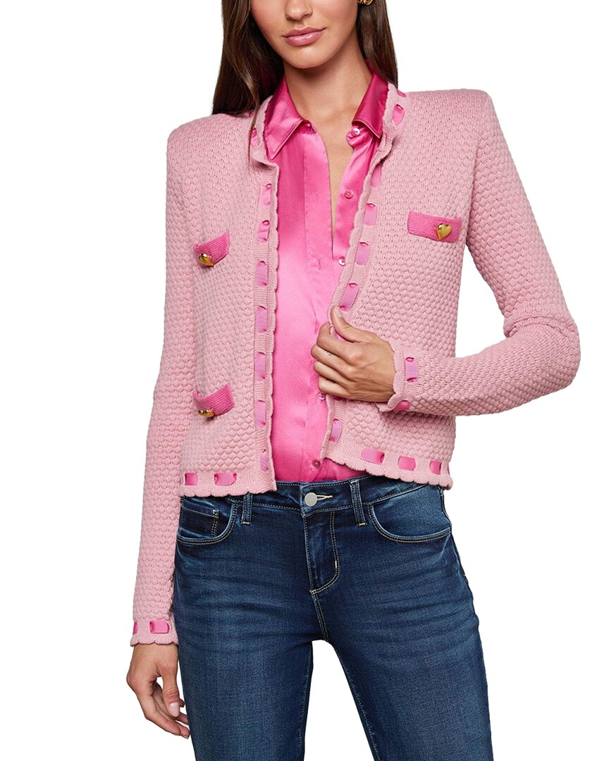 L’AGENCE L’Agence Astor Wool-Blend Cardigan