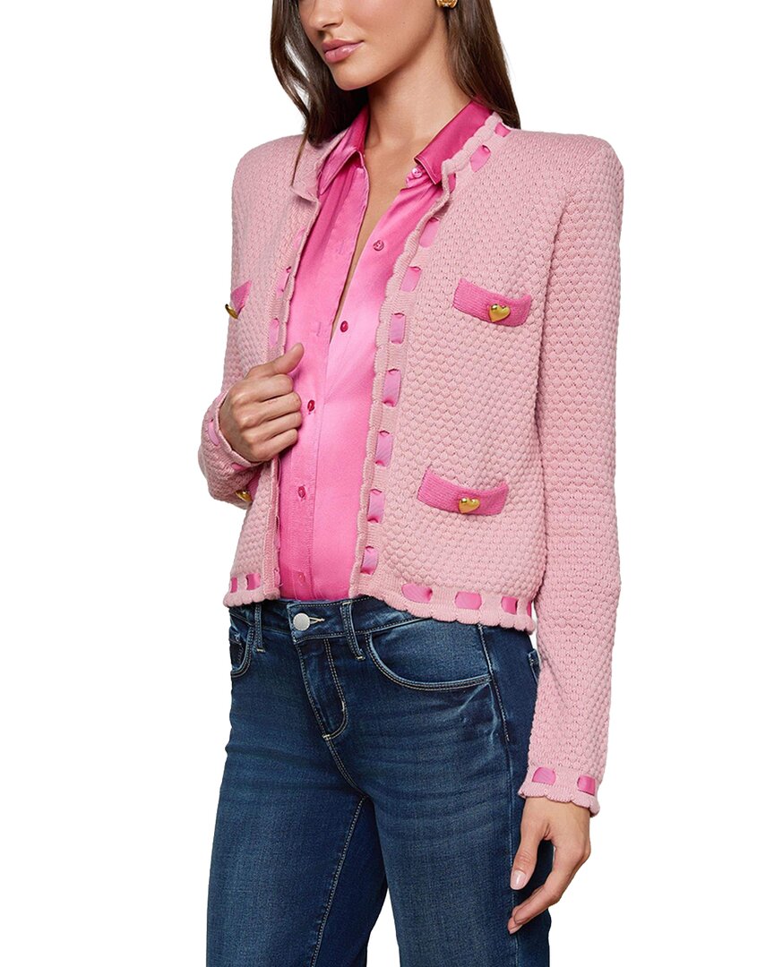 L’AGENCE L’Agence Astor Wool-Blend Cardigan