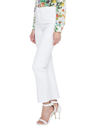 L’Agence Tati Blanc Coated Bootcut Jean