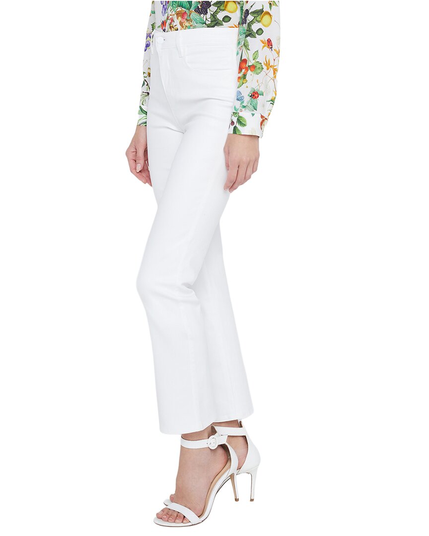 L’Agence Tati Blanc Coated Bootcut Jean