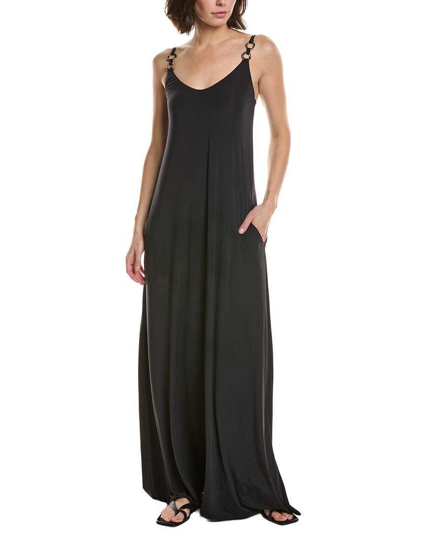 Carmen Marc Valvo A-Line Cover-Up Dress