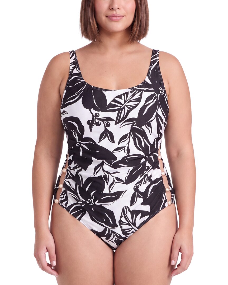 Carmen Marc Valvo Carmen Marc Valvo Eco Resort Peppercorn Maillot