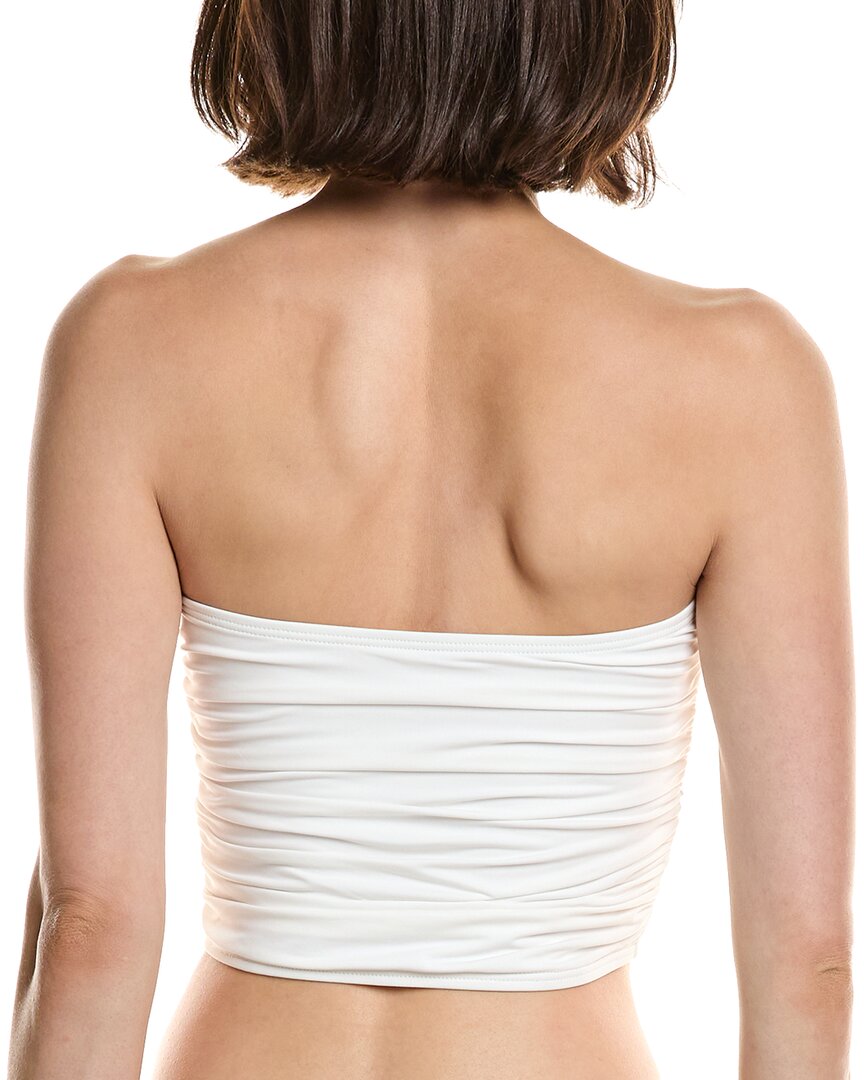 Carmen Marc Valvo Bandeau Draped Top