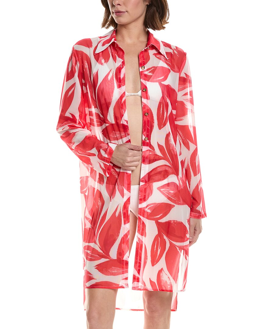 Carmen Marc Valvo Convertible Shirt