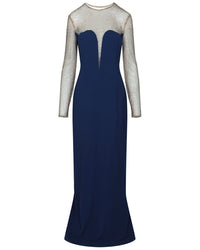 Stella McCartney Stella Mccartney Myah Embellished Silk-Lined Gown