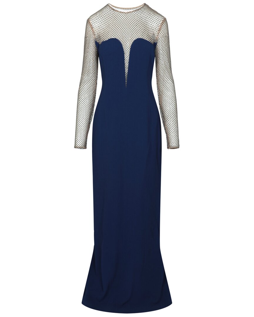 Stella McCartney Stella Mccartney Myah Embellished Silk-Lined Gown
