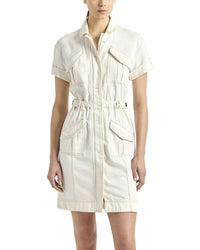 Derek Lam 10 Crosby Clotilde Linen-Blend Dress