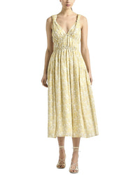 Derek Lam 10 Crosby Derek Lam 10 Crosby Sorrel Printed Voile Midi Dress