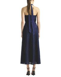 Derek Lam 10 Crosby Maris Eyelet Halter Dress