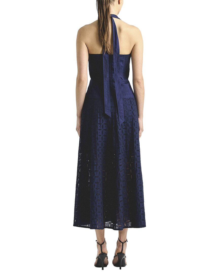Derek Lam 10 Crosby Maris Eyelet Halter Dress