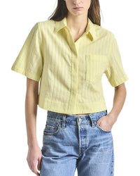 Derek Lam 10 Crosby Lira Crop Shirt