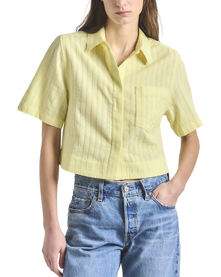 Derek Lam 10 Crosby Lira Crop Shirt