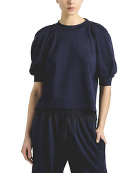 Derek Lam 10 Crosby Prisilla Solid Double Jersey Top