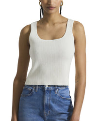 Derek Lam 10 Crosby Sain Rib Knit Sweater Tank