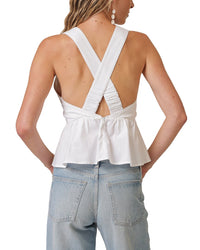 Line & Dot Line & Dot Essie Peplum Top