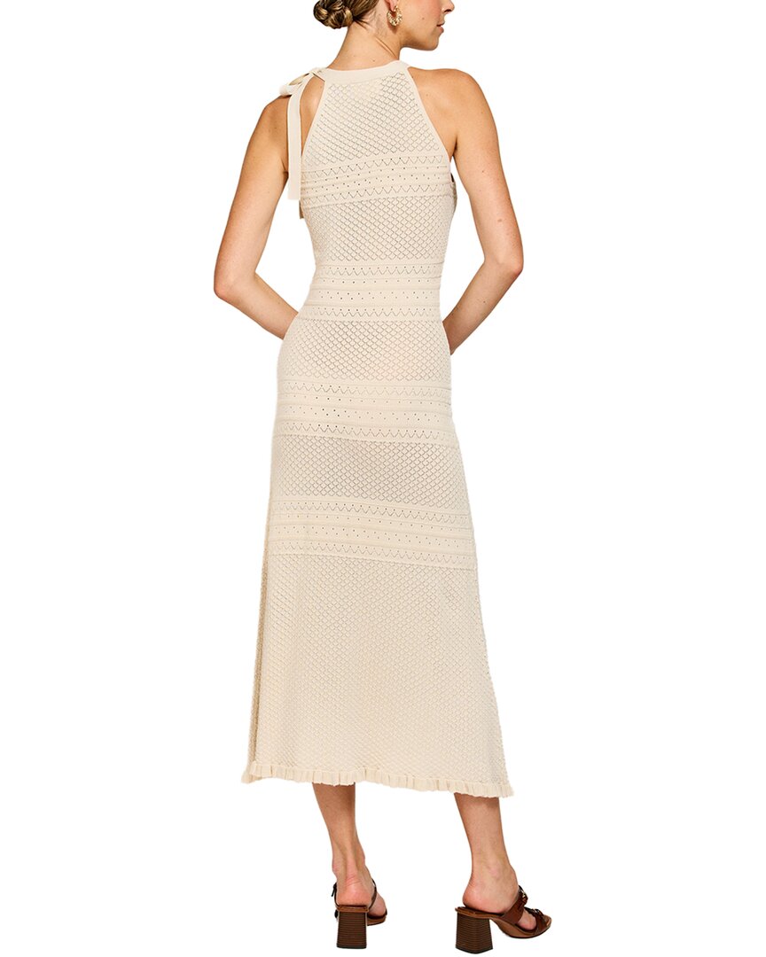 Line & Dot Azie Crochet Midi Dress