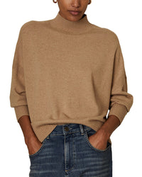 Reiss Reiss Alicia Knitted Funnel Neck Wool-Blend Top