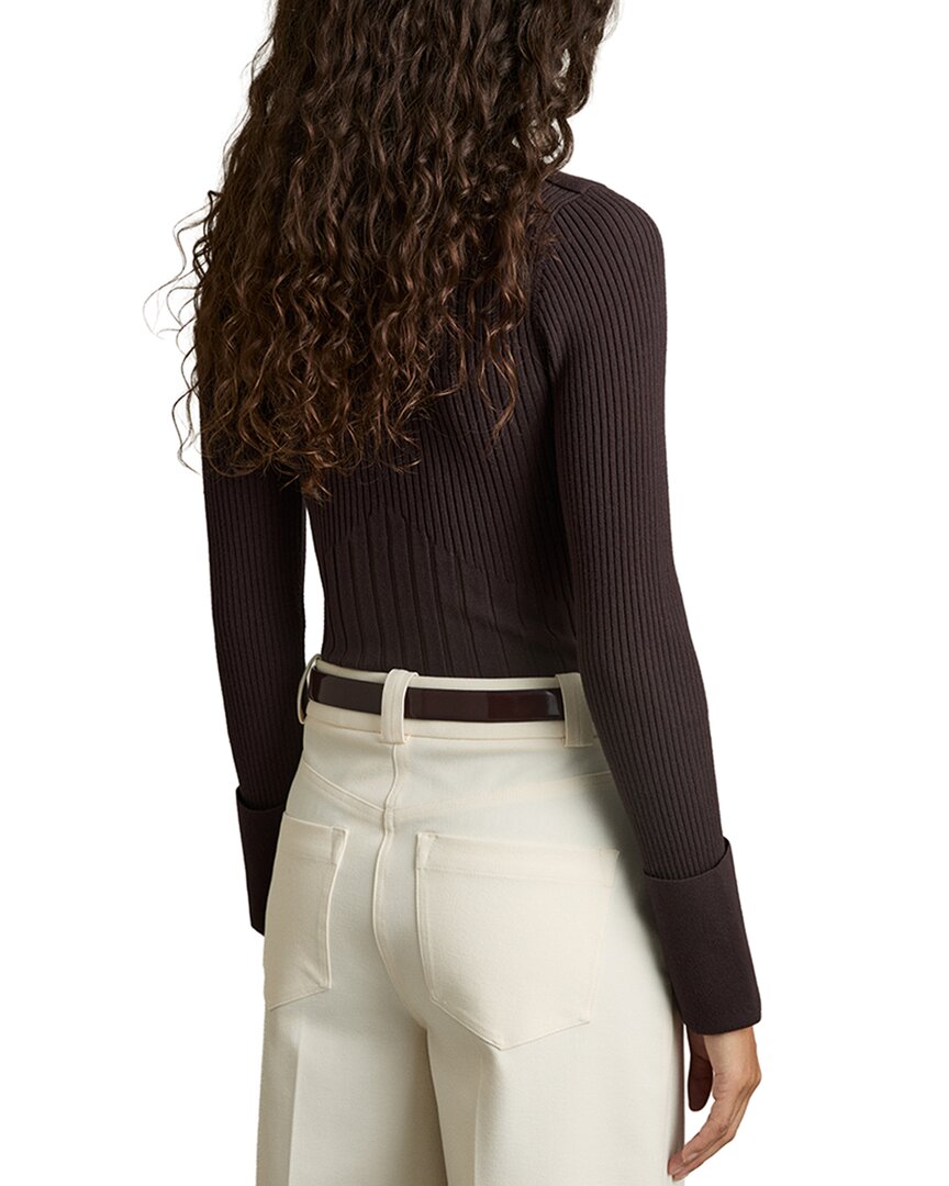Reiss Vienne Mock Neck Top