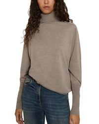 Reiss Wren Roll Neck Silk-Blend Top