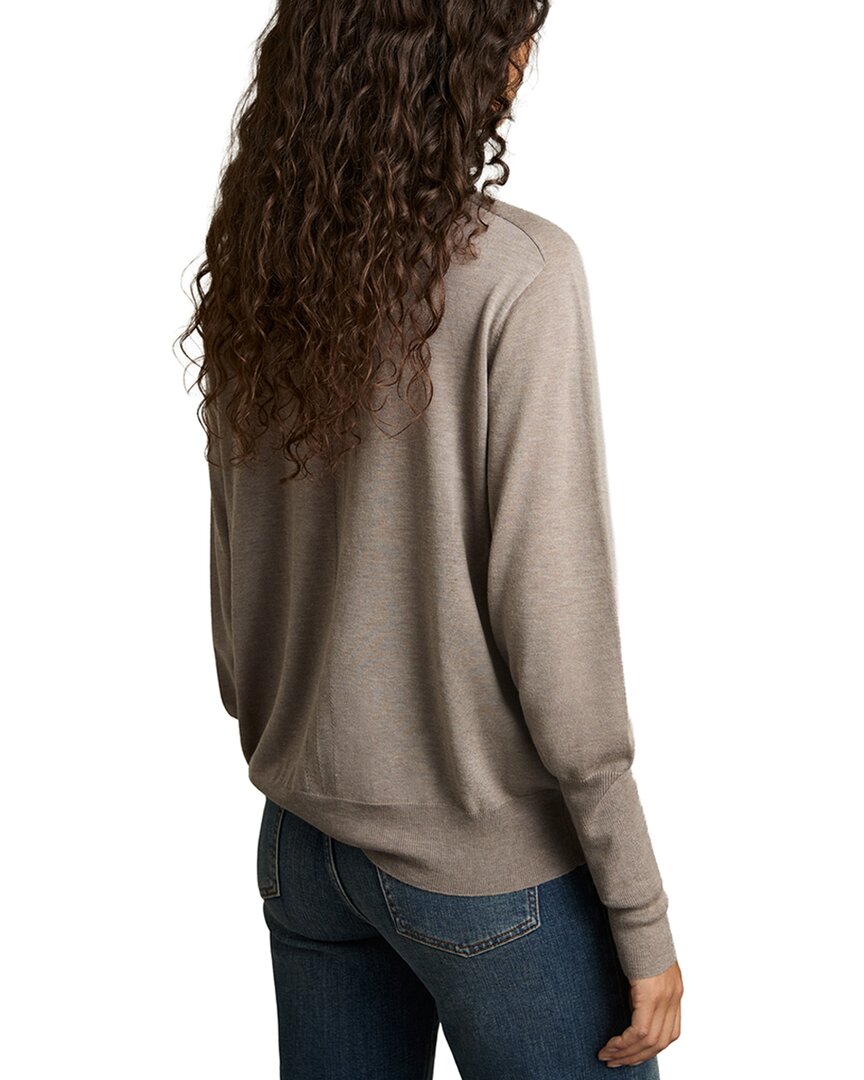 Reiss Wren Roll Neck Silk-Blend Top