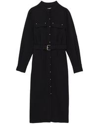 Reiss Isla Belted Shirtdress