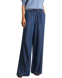 Reiss Parker Wide Leg Denim Pant