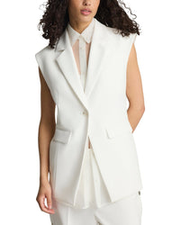 Kenneth Cole Kenneth Cole White Removable Faux Shirt Vest
