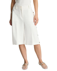 Kenneth Cole Kenneth Cole High-Rise Fly Front Rivet Side Snap Short