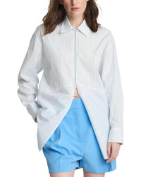 Kenneth Cole Kenneth Cole Front Paneled 1/2-Zip Shirt
