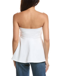 Kenneth Cole Kenneth Cole Peplum Strapless Pullover