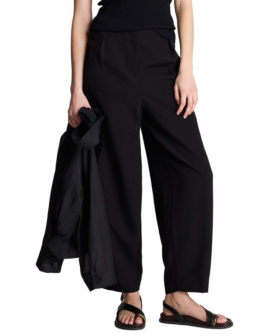 Kenneth Cole Kenneth Cole Fly Front Hollywood Waist Pleated Tapered Leg Pant