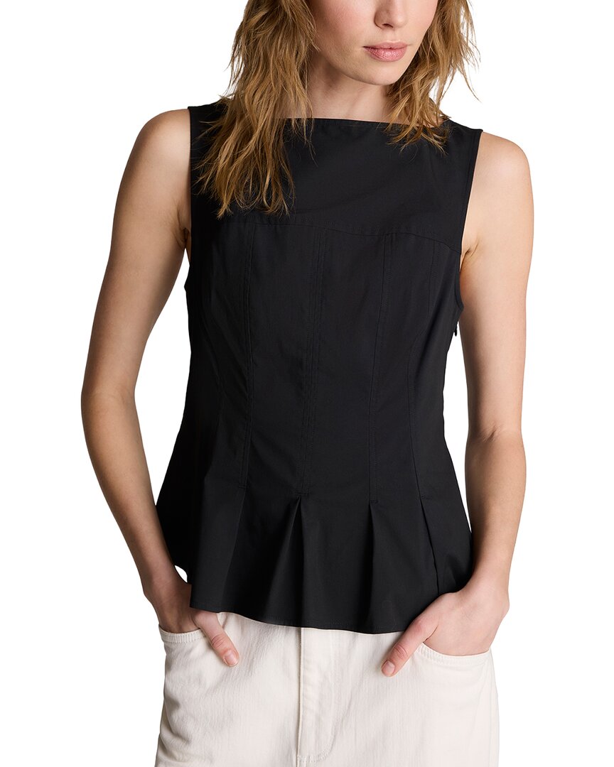 Kenneth Cole Kenneth Cole Paneled Bodice Peplum Top