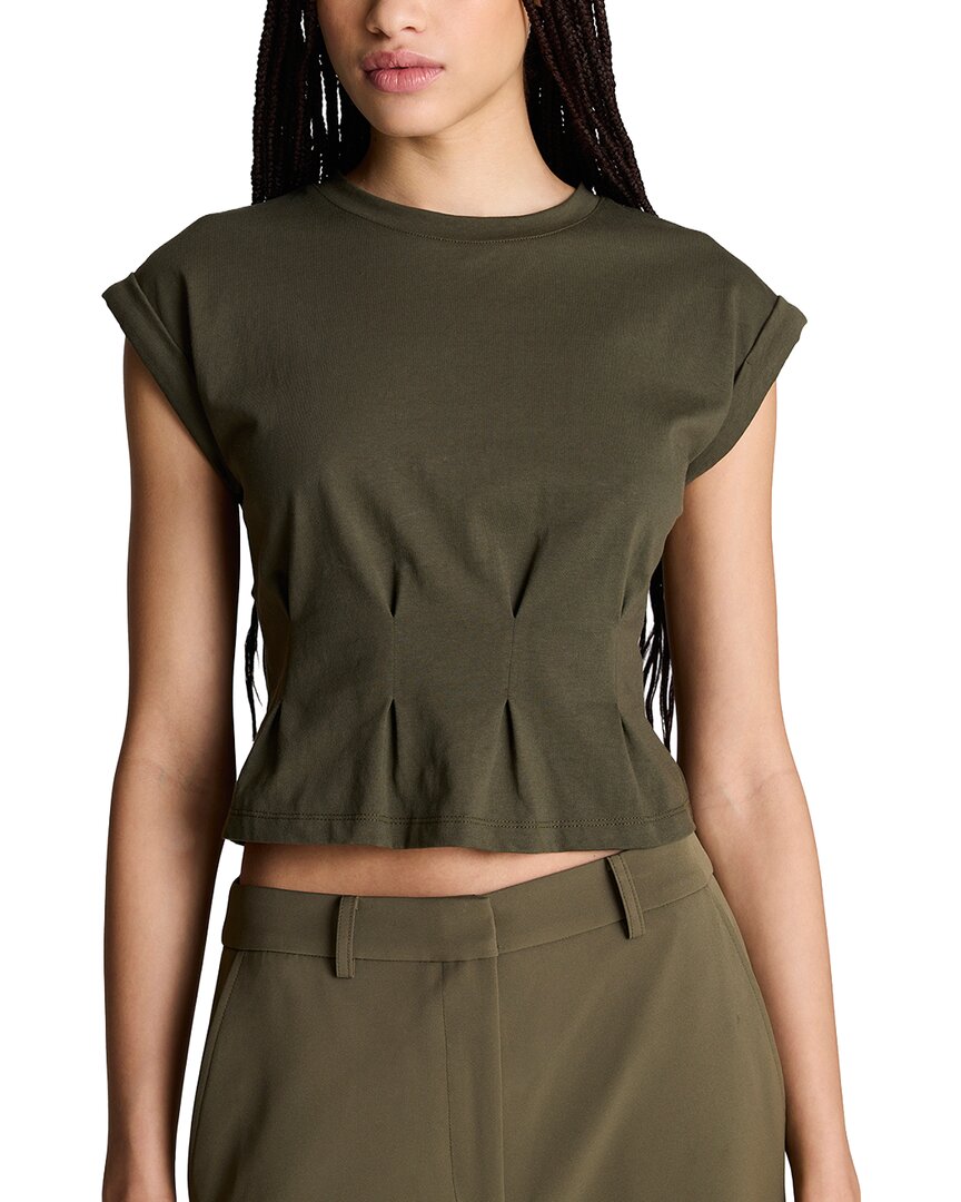 Kenneth Cole Kenneth Cole Pleated Tee Cotton Jersey