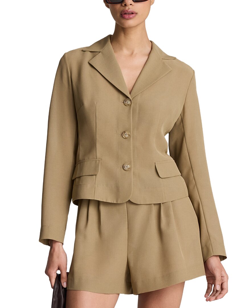 Kenneth Cole Kenneth Cole Transparent Notch Collar Jacket