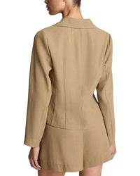 Kenneth Cole Kenneth Cole Transparent Notch Collar Jacket