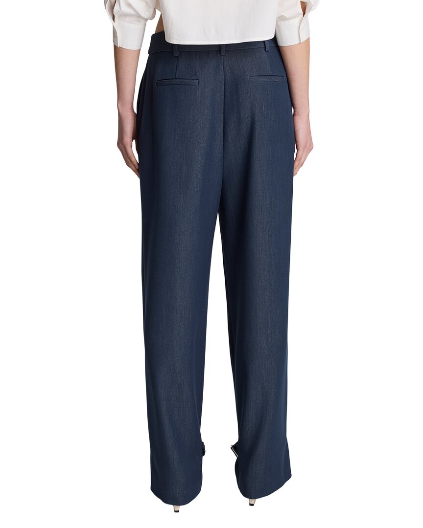 Kenneth Cole Kenneth Cole High Rise Fly Front Belted Cuff Tab Pant