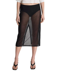 Kenneth Cole Kenneth Cole Pull On Mesh Midi Skirt