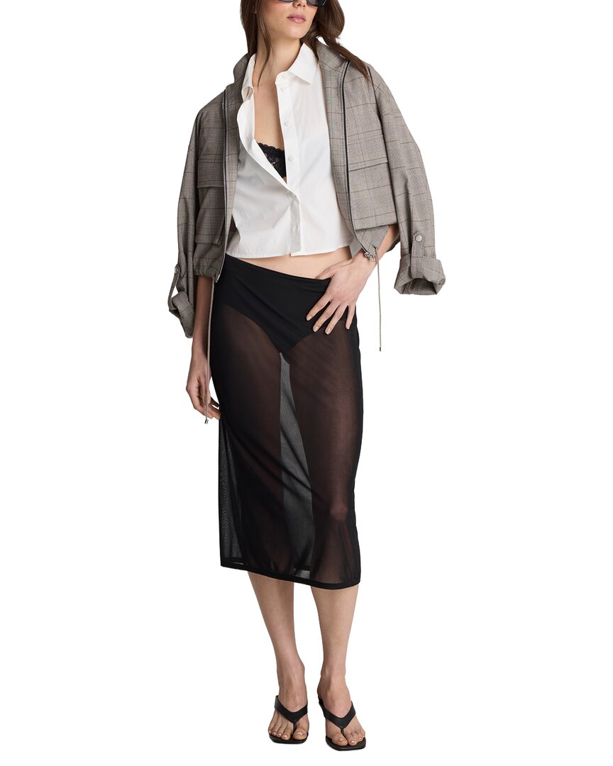 Kenneth Cole Kenneth Cole Pull On Mesh Midi Skirt