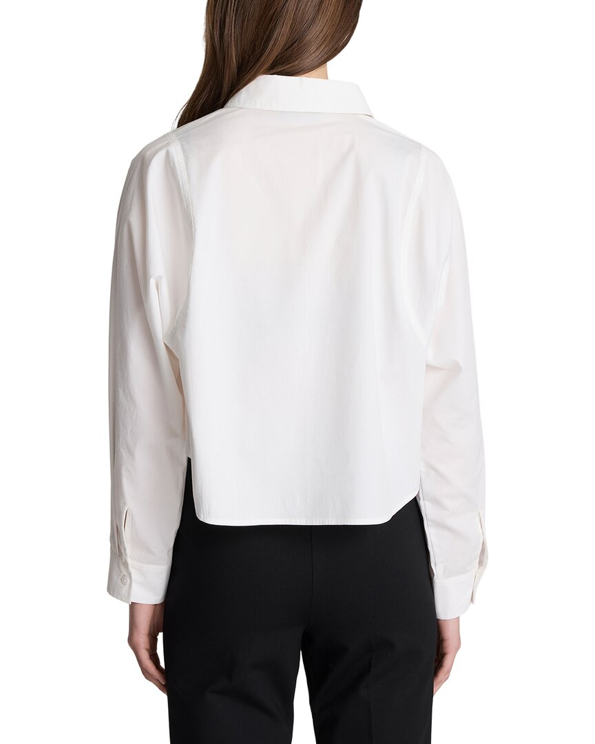 Kenneth Cole Kenneth Cole Exaggerated Armhole Cropped Top