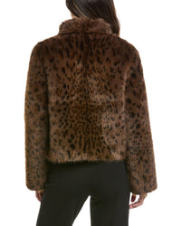 Generation Love Generation Love Lexy Leopard Faux Fur Jacket