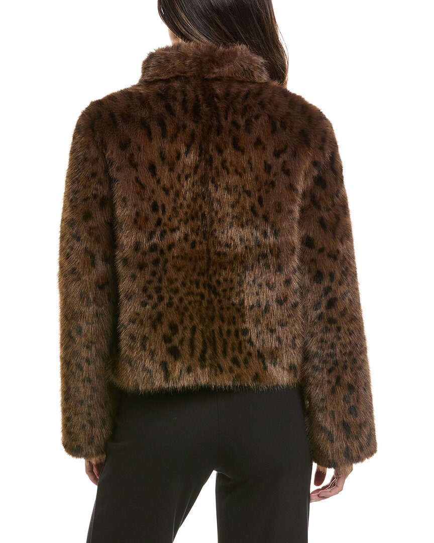 Generation Love Generation Love Lexy Leopard Faux Fur Jacket
