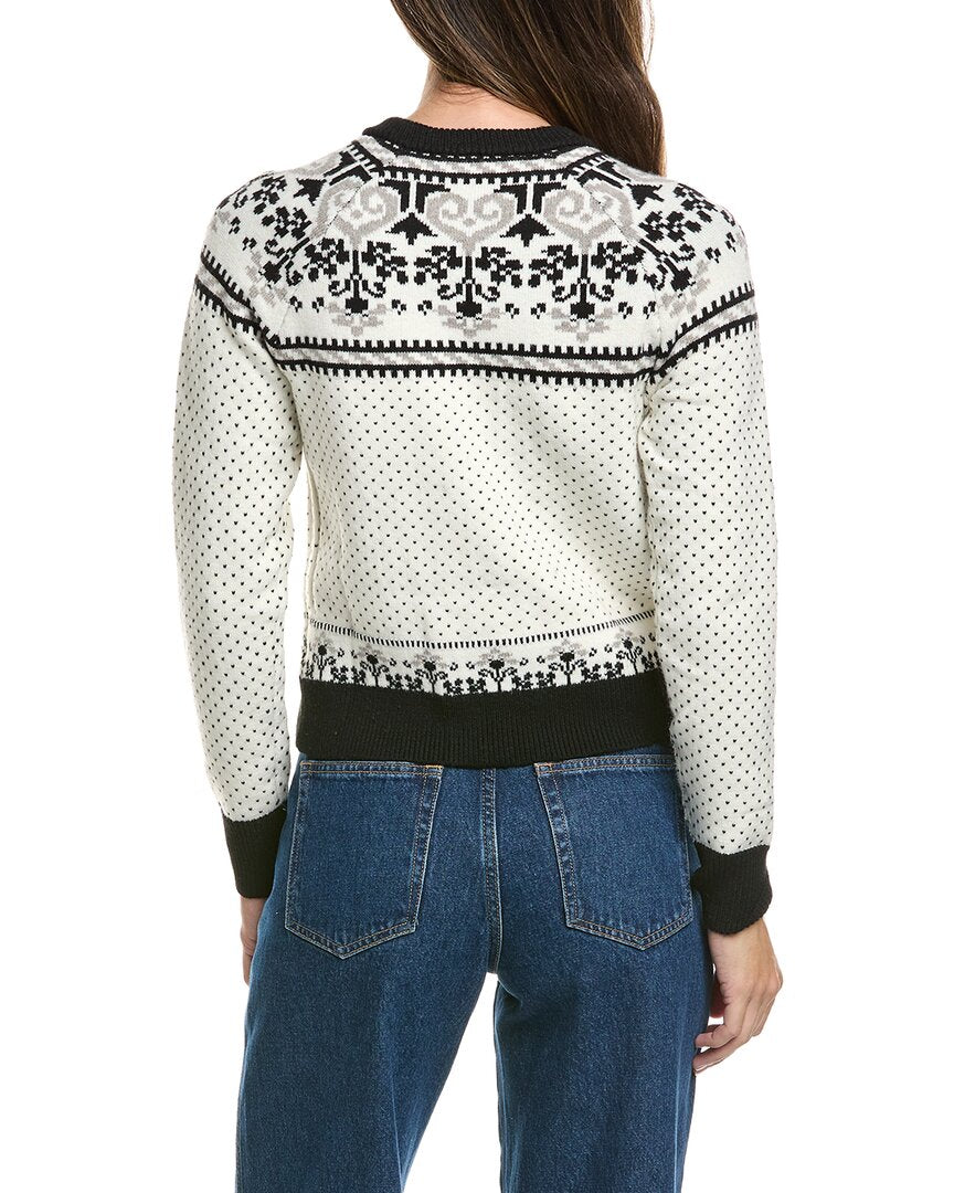 Generation Love Generation Love Sade Fairisle Wool-Blend Cardigan