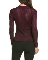 Generation Love Generation Love Channah Heart Silk-Blend Sweater