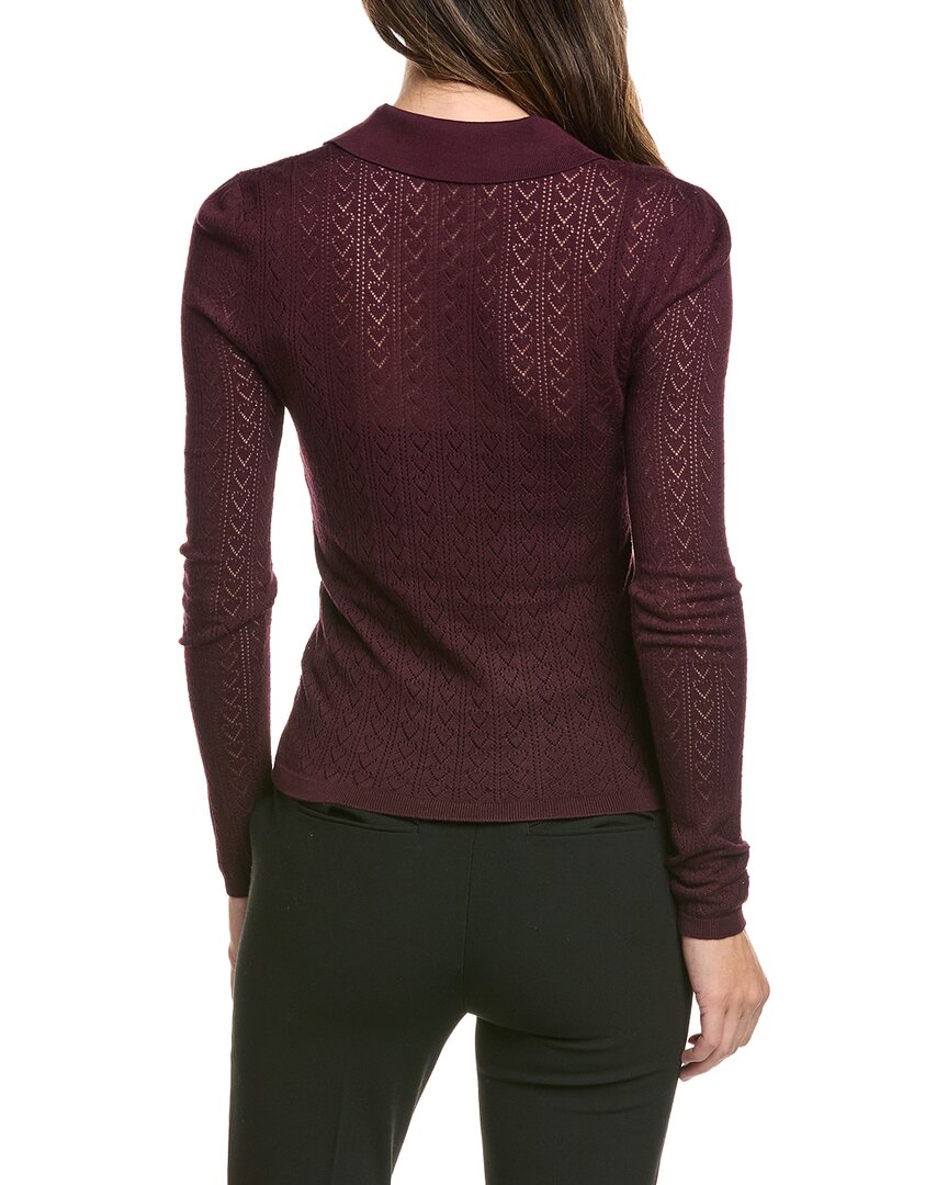 Generation Love Generation Love Channah Heart Silk-Blend Sweater