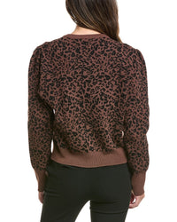 Generation Love Generation Love Tulum Jacquard Wool-Blend Cardigan