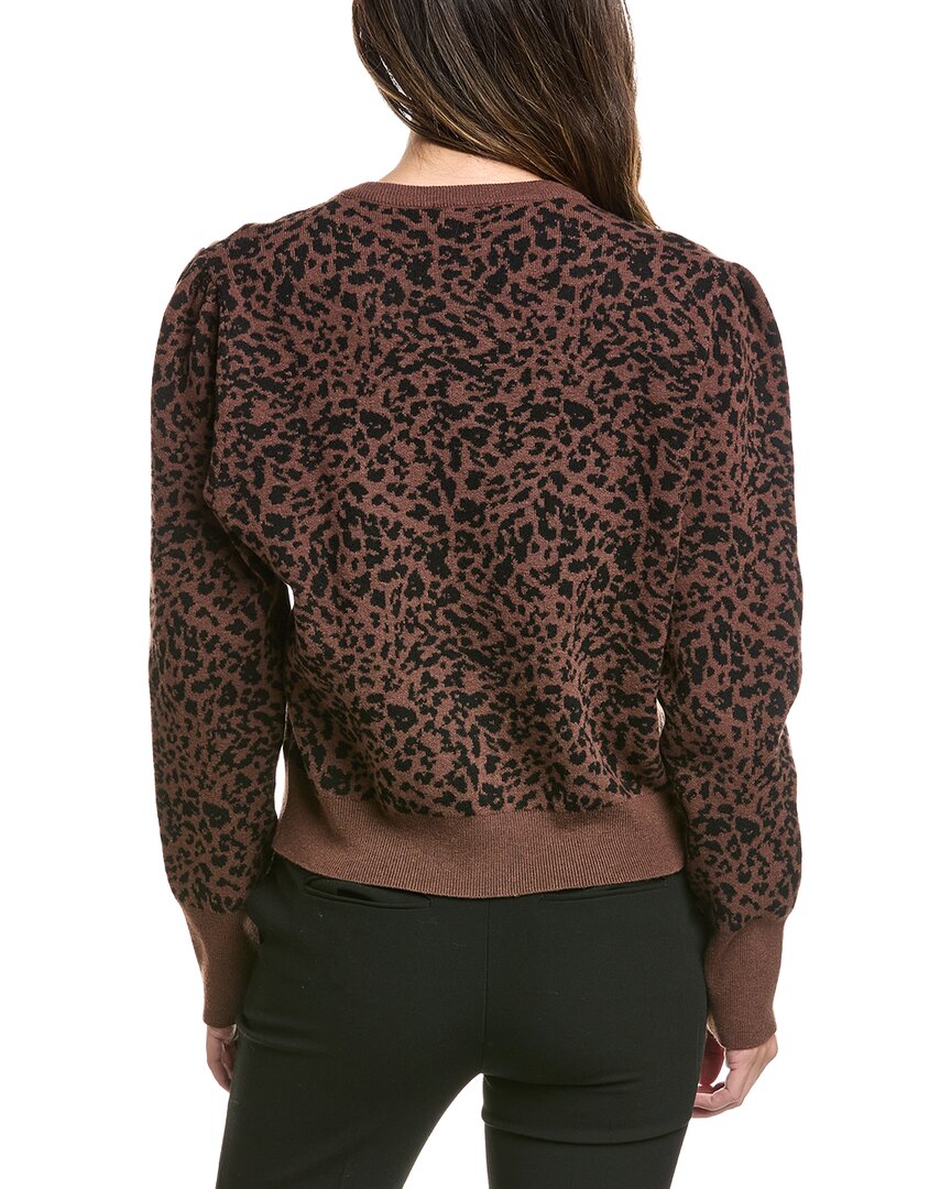 Generation Love Generation Love Tulum Jacquard Wool-Blend Cardigan